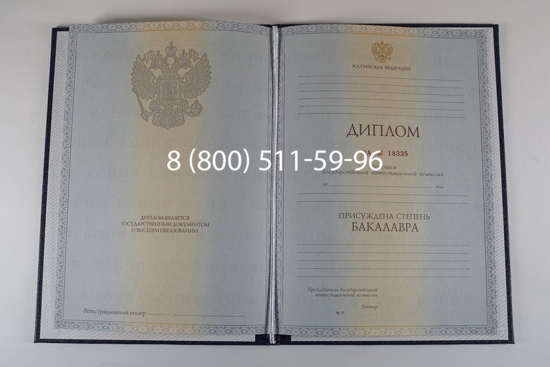Диплом бакалавра 2012-2013 годов в Калуге